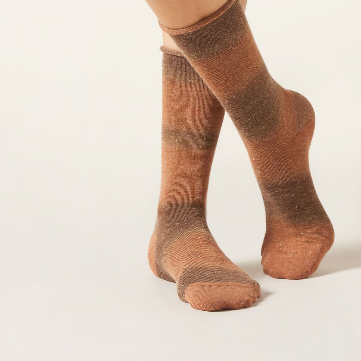 CALZEDONIA - Calcetines Con Cashmere 3/4 Largo Mujer Calzedonia