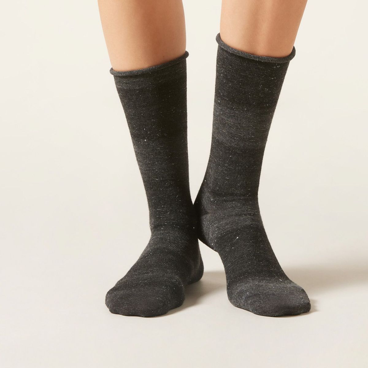 CALZEDONIA - Calcetines Con Cashmere 3/4 Largo Mujer Calzedonia