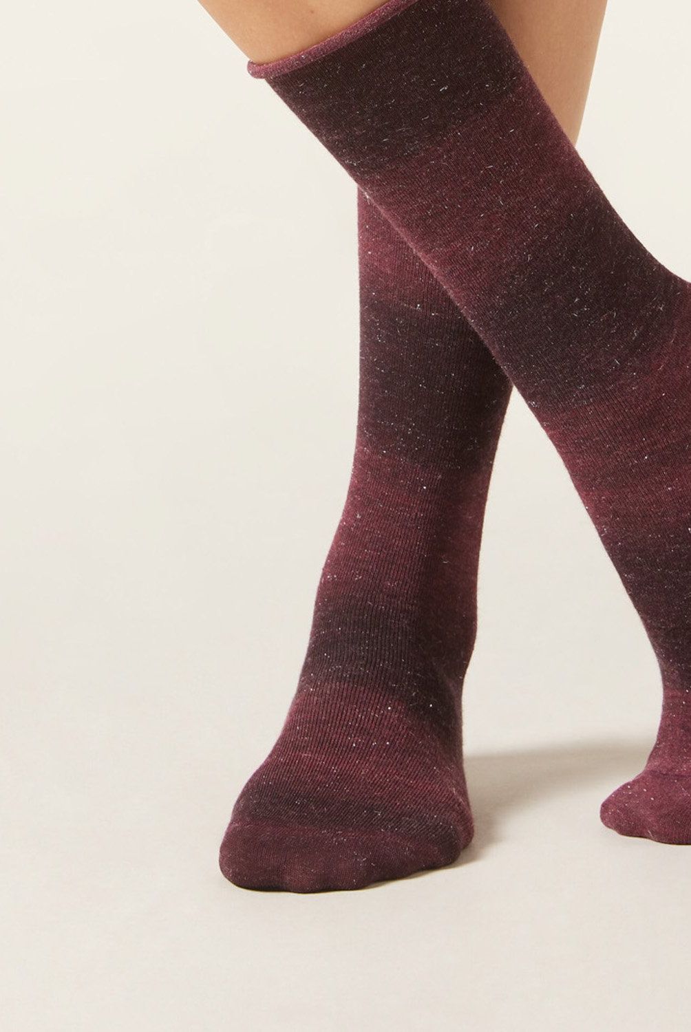 CALZEDONIA - Calcetines Con Cashmere 3/4 Largo Mujer Calzedonia