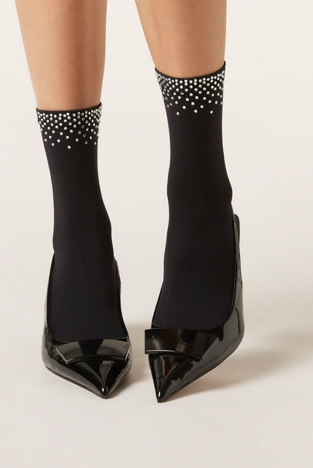 CALZEDONIA - Calcetines Cortos Lycra Con Apliques Mujer Calzedonia