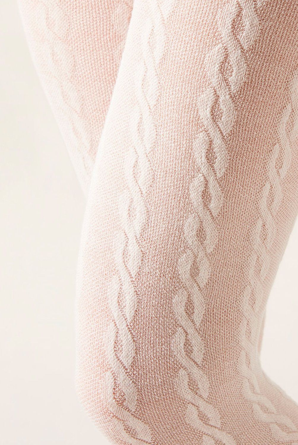 CALZEDONIA - Panty Con Cashmere Con Trenzado Mujer Calzedonia