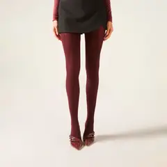 CALZEDONIA - Panty Con Cashmere Con Trenzado Mujer
