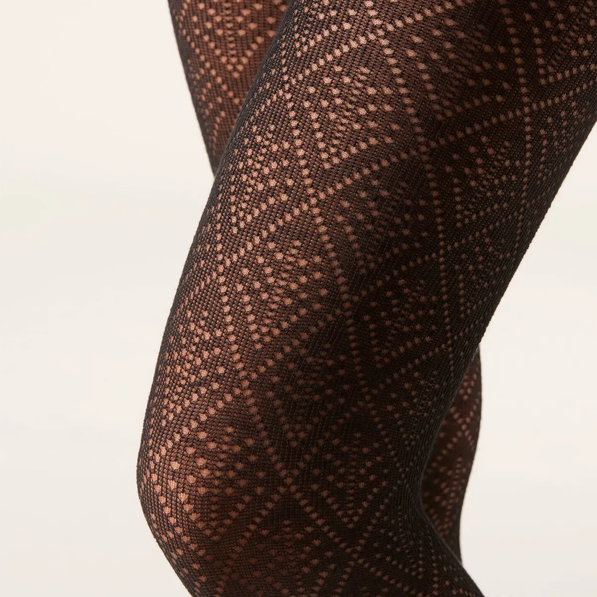 CALZEDONIA - Panty Con Cashmere Con Calado Mujer Calzedonia