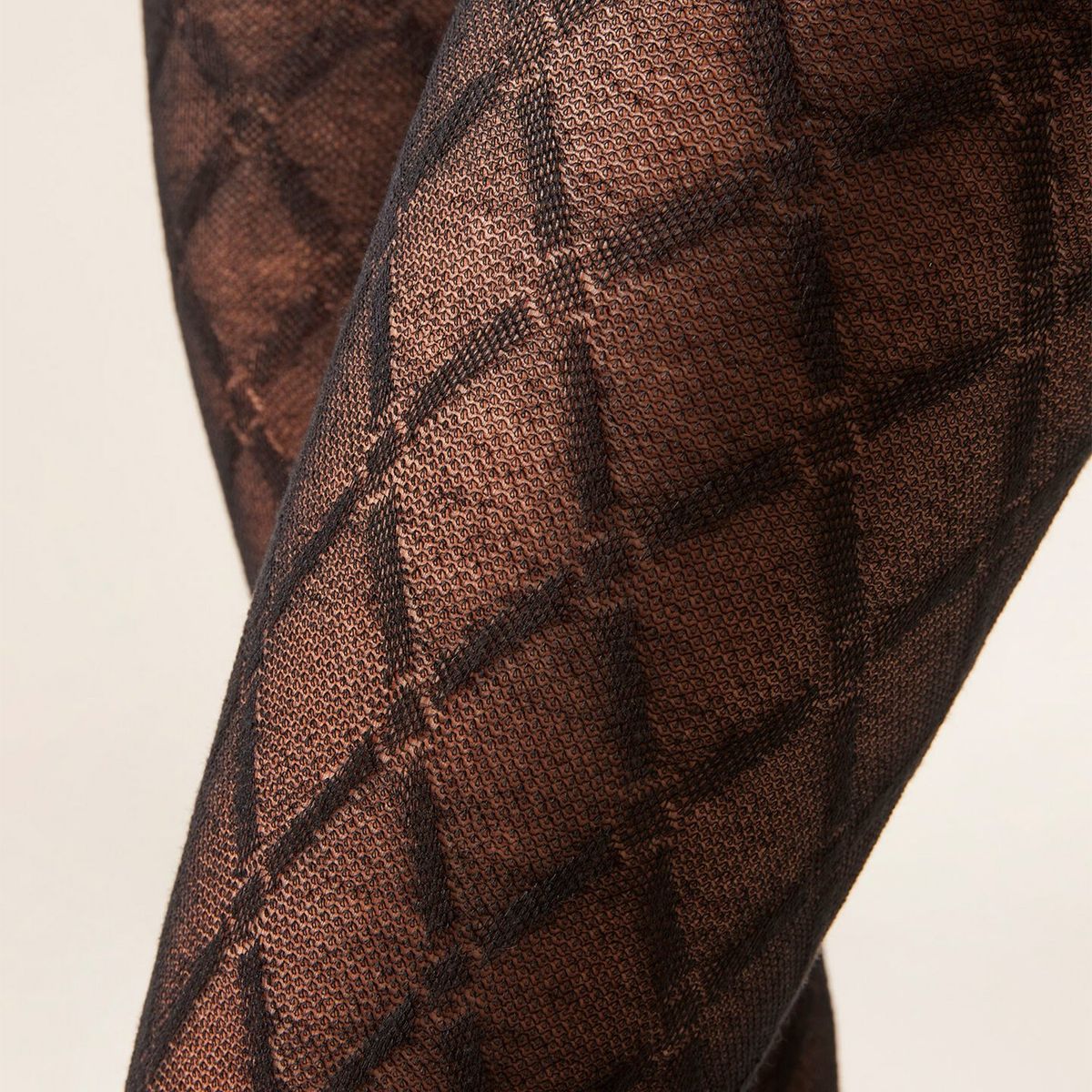 CALZEDONIA - Panty Con Cashmere Rombos Mujer Calzedonia