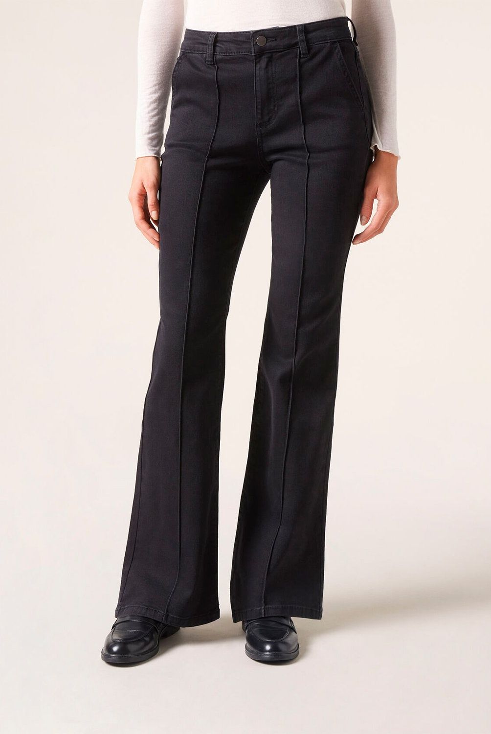 CALZEDONIA - Leggings Acampanados con Costura Central Mujer Calzedonia