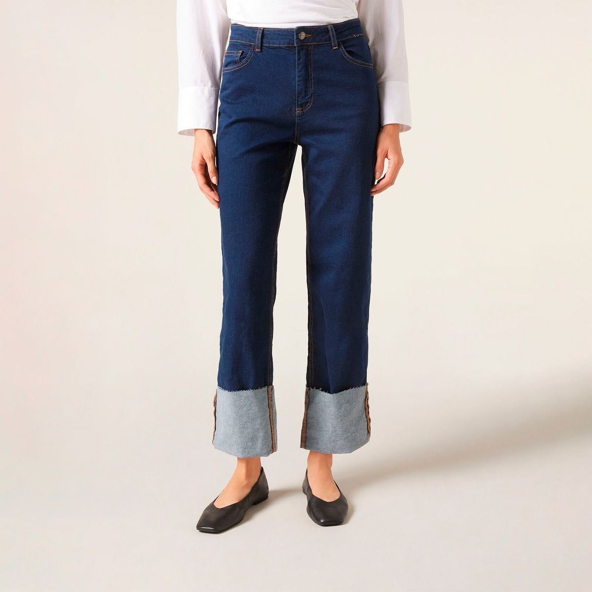 CALZEDONIA - Jeans Cullotte Mujer Calzedonia