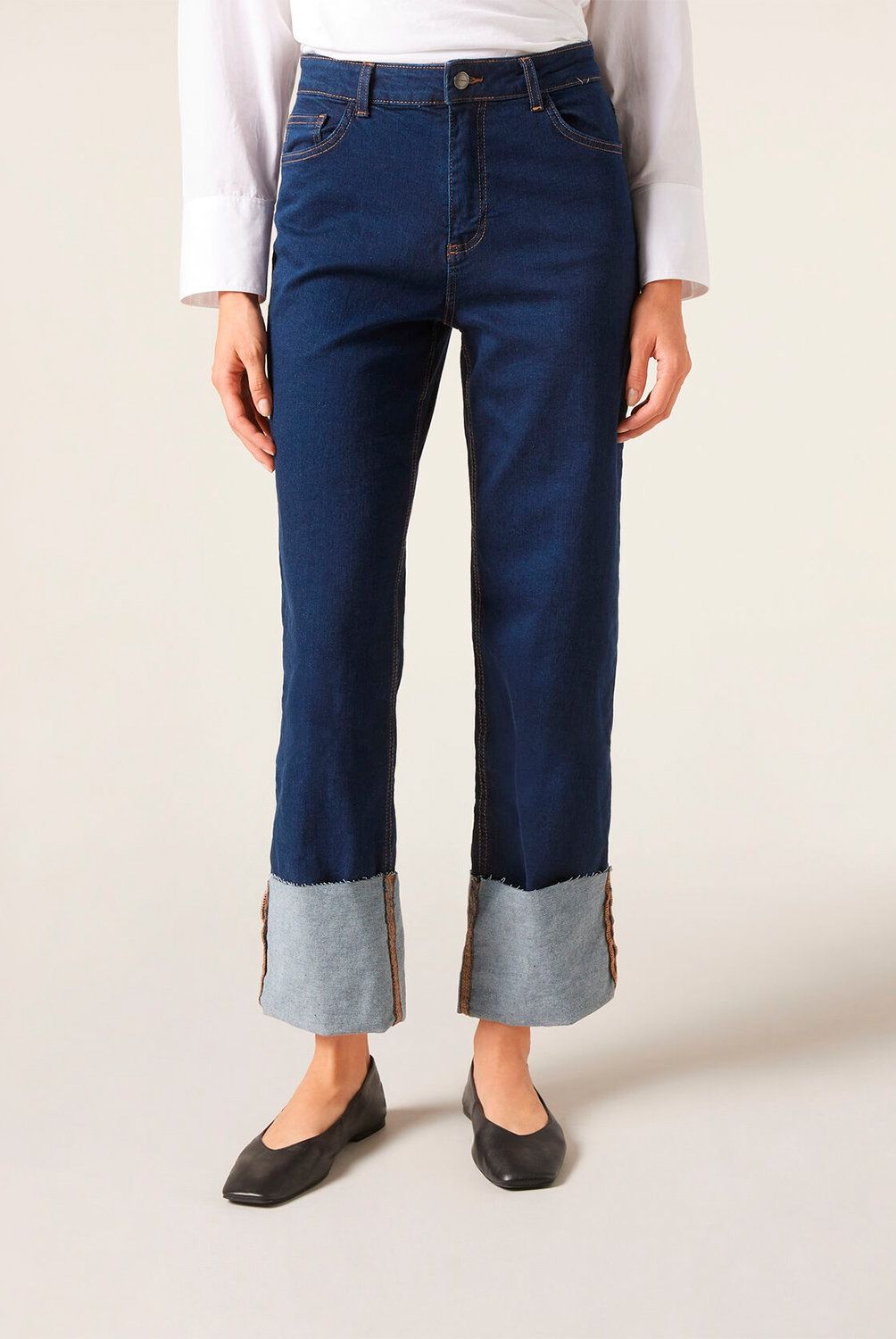 CALZEDONIA - Jeans Cullotte Mujer Calzedonia
