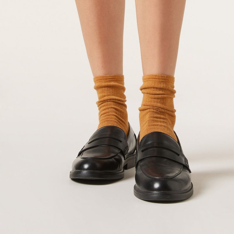 CALZEDONIA - Calcetines Cortos Cashmere Con Glitter Mujer Calzedonia