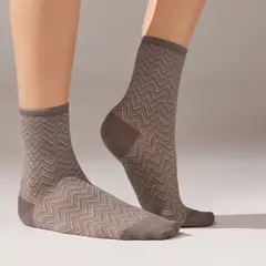 CALZEDONIA - Calcetines Cortos Skater Style Mujer