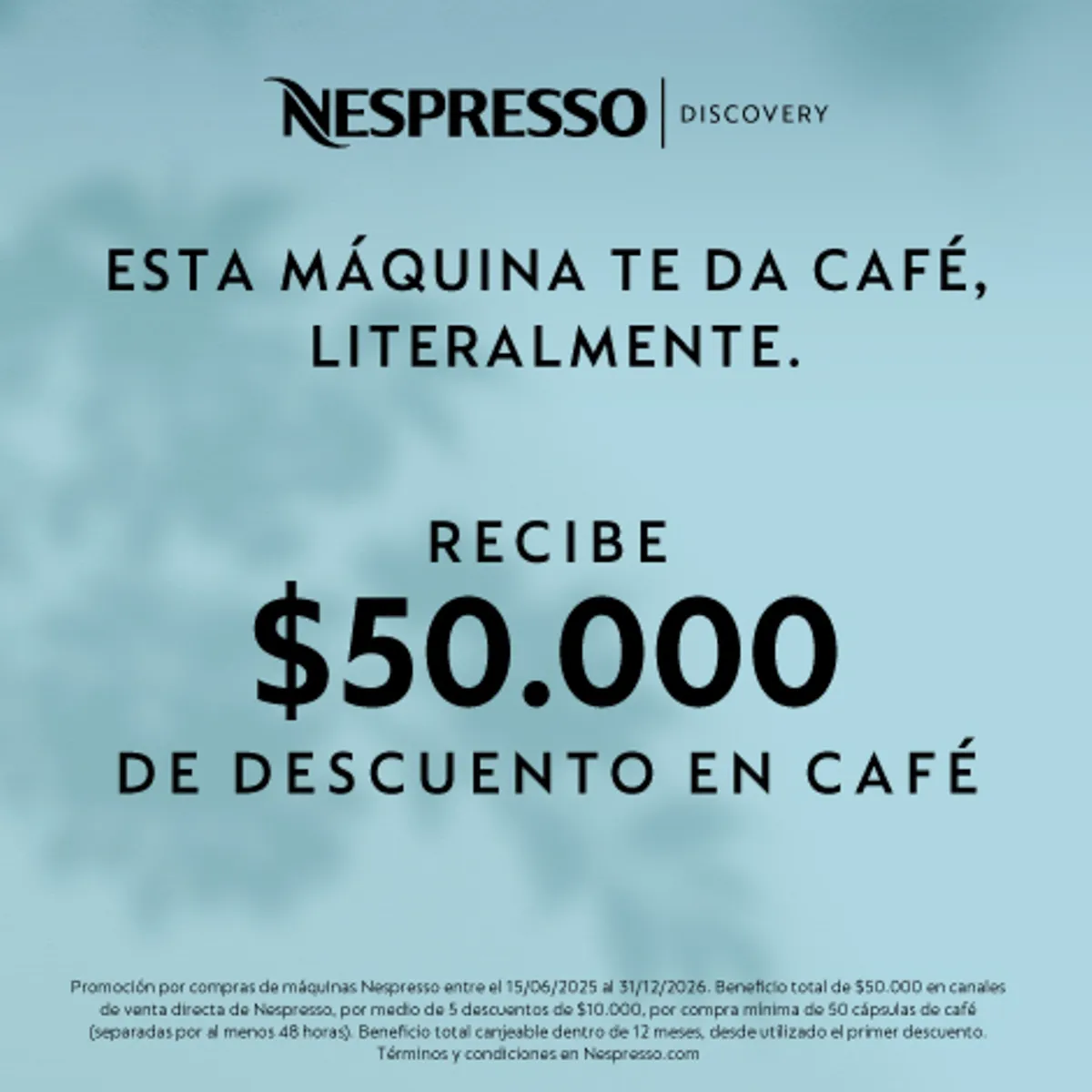 NESPRESSO - Cafetera de Cápsula Inissia Nespresso