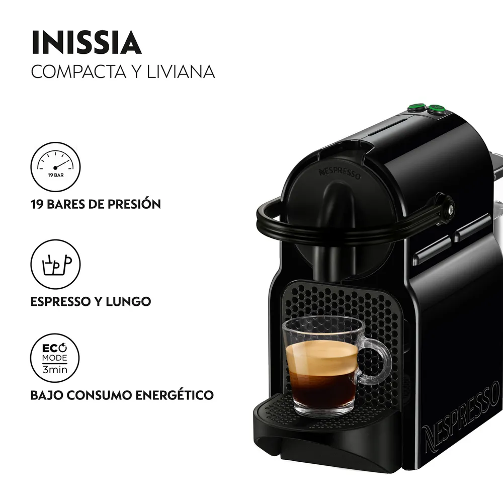 Nespresso Inissia Negro, foto 3