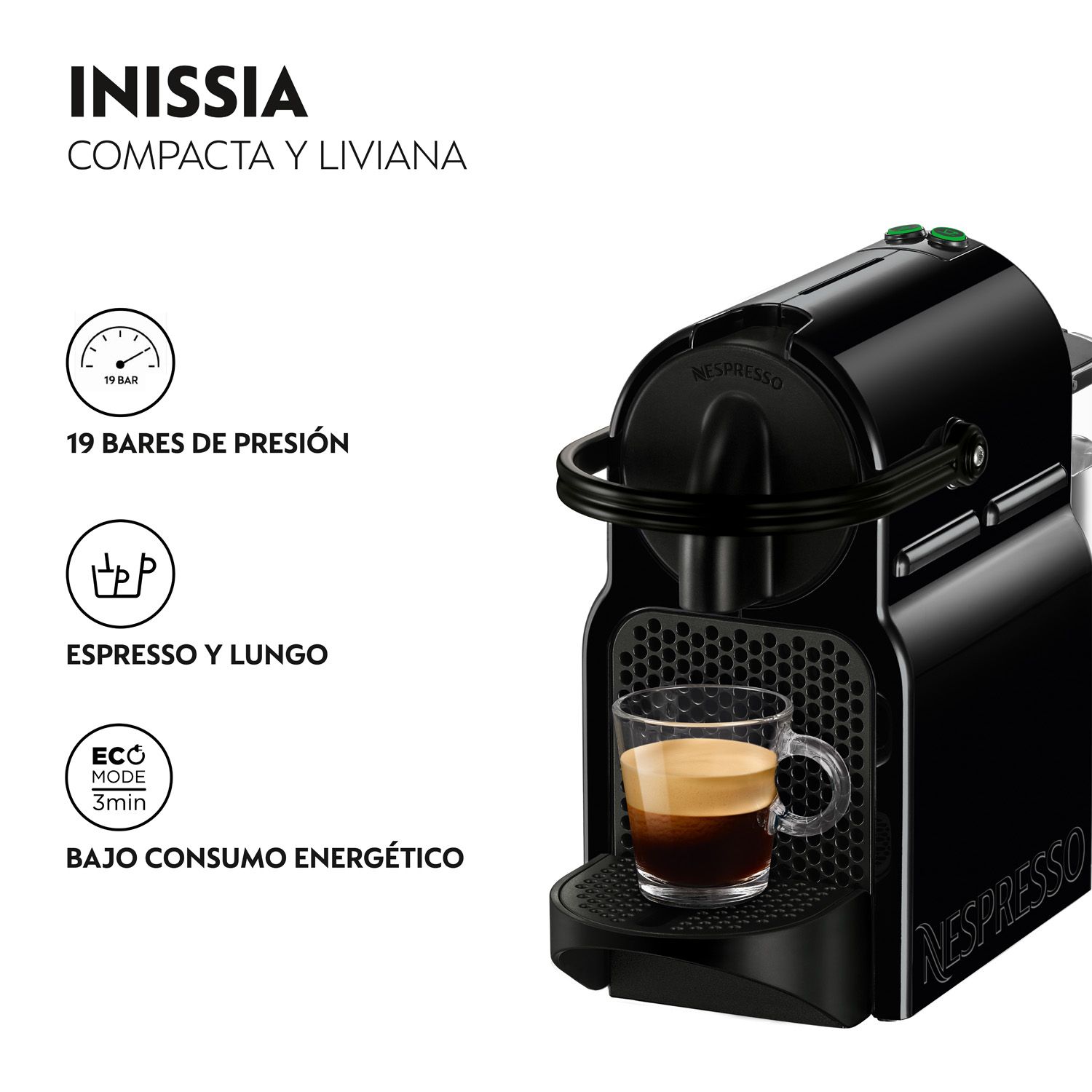 NESPRESSO Cafetera de Cápsula Inissia Nespresso | Falabella Chile