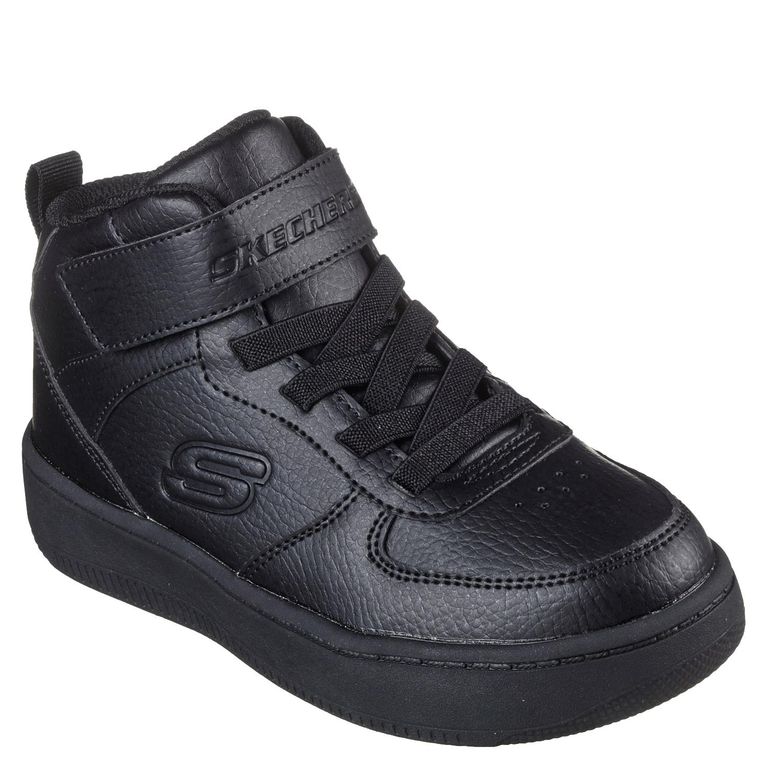 SKECHERS Zapatilla Escolar Niño Negro (26 a 36)