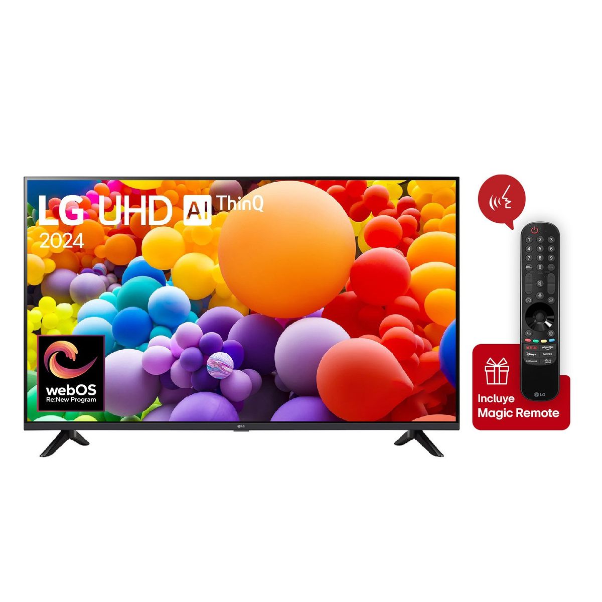 LG - Smart TV LG LED 50" 50UT7300PSA 4K UHD + Magic Remote