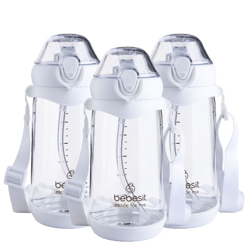 BEBESIT - Vaso De Entrenamiento Pack X 3 600Ml Antiderrame 12M+ Bebesit