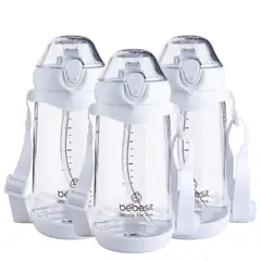 BEBESIT - Vaso De Entrenamiento Pack X 3 600Ml Antiderrame 12M+