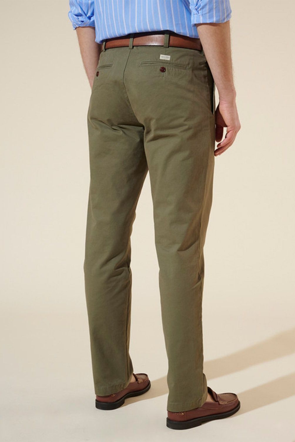 SAVILLE ROW - PANTALON TWILL 50010856 Oliva 30/30