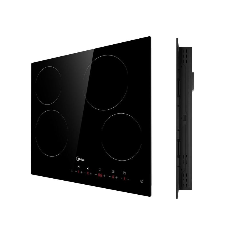 MIDEA - Encimera Eléctrica Vitrocerámica 4 Quemadores Mc-6F6005R Midea