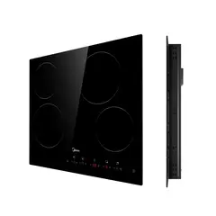 MIDEA - Encimera Eléctrica Vitrocerámica 4 Quemadores Mc-6F6005R
