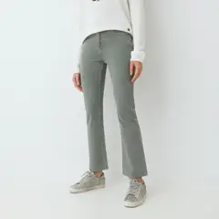 BROWNIE - Pantalón Flare Cropped Botones Mujer