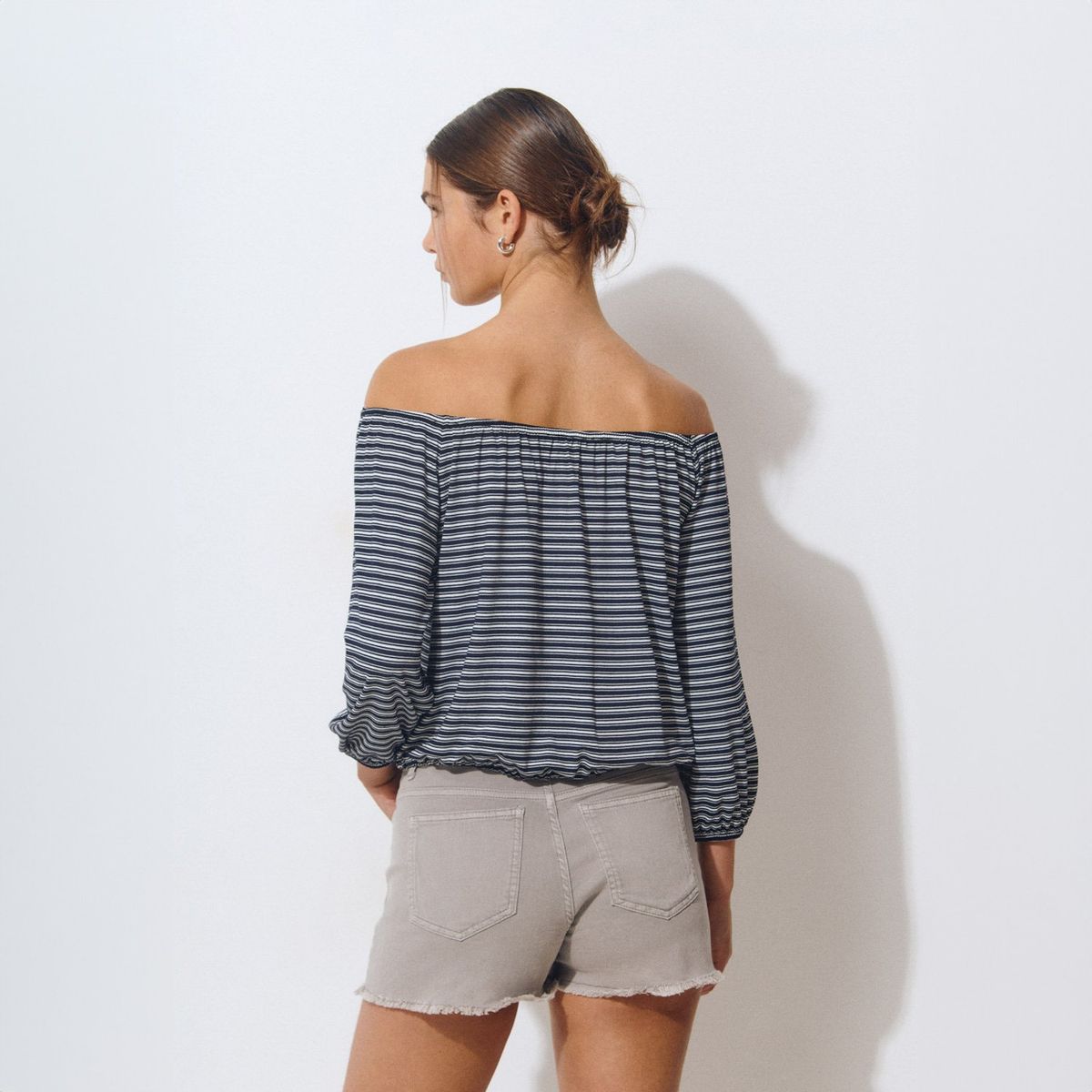 BROWNIE - Polera Offshoulder Raya Mujer Brownie