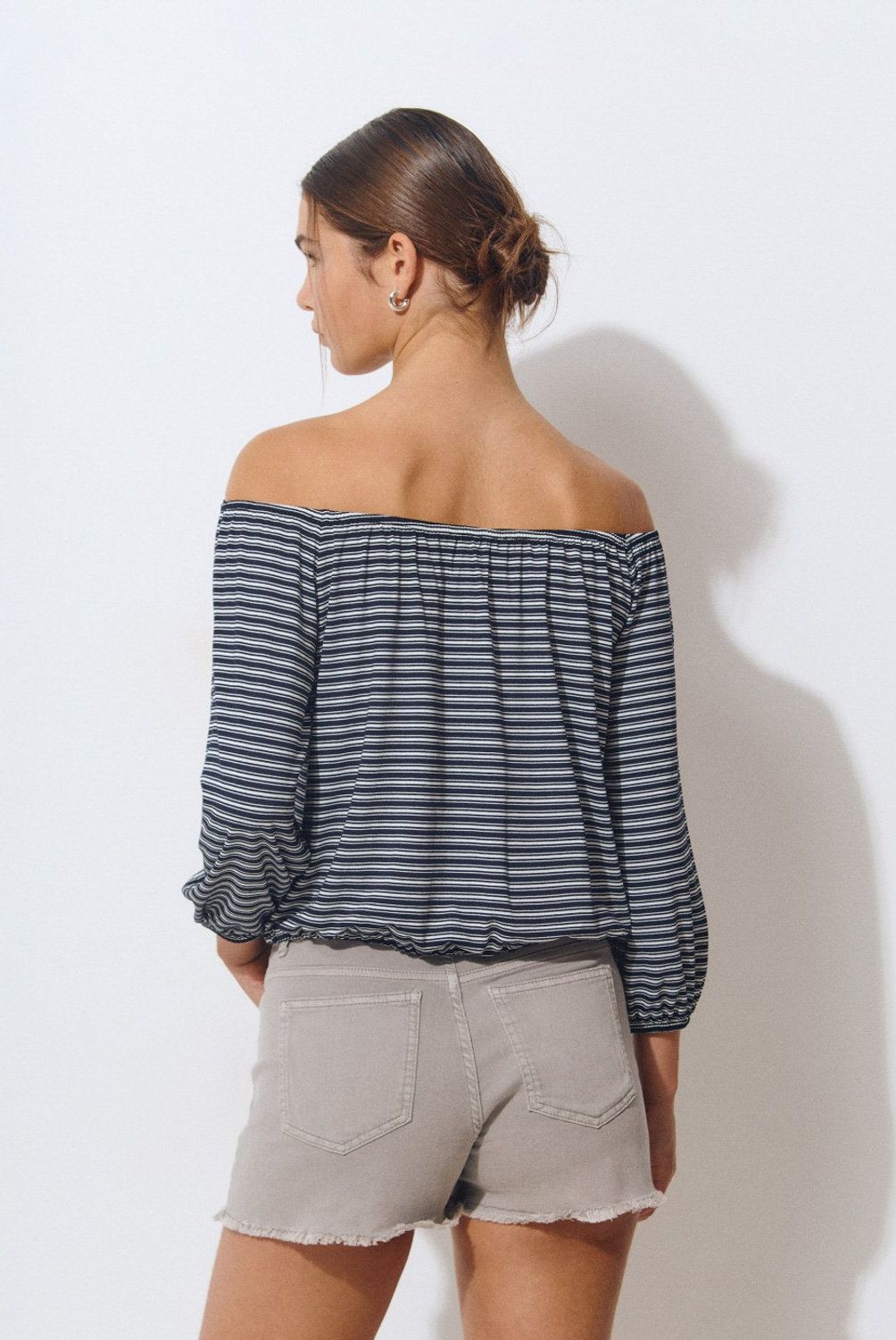 BROWNIE - Polera Offshoulder Raya Mujer Brownie
