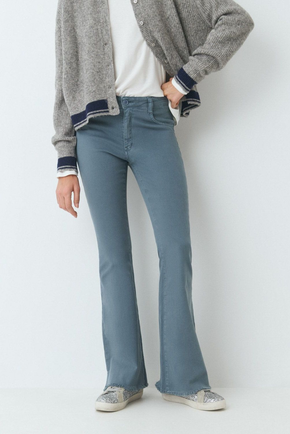 BROWNIE - Pantalón Campana Mujer Brownie