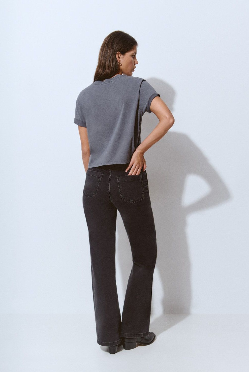 BROWNIE - Jeans Culotte Bolsillo Frontal Mujer Brownie