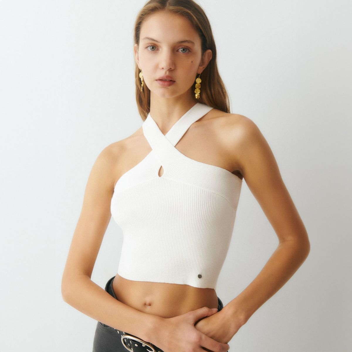 BROWNIE - Top Punto Cruzado Mujer Brownie