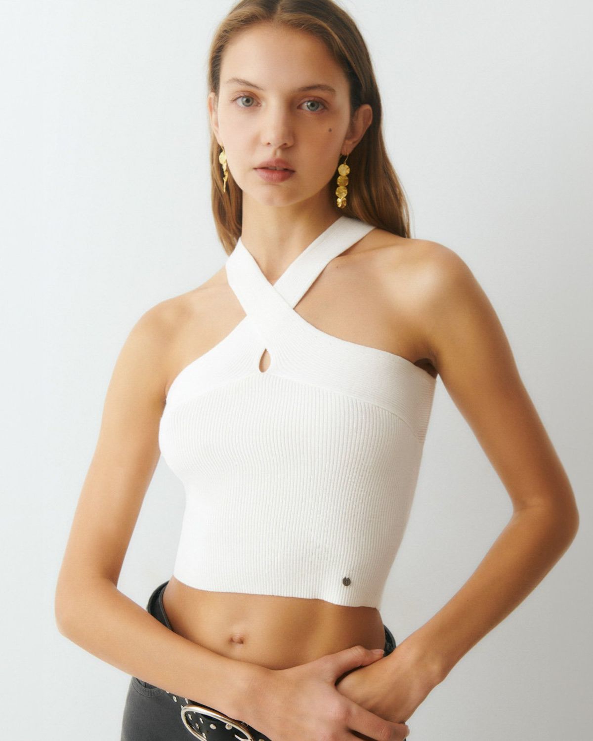 BROWNIE Top Punto Cruzado Mujer Brownie