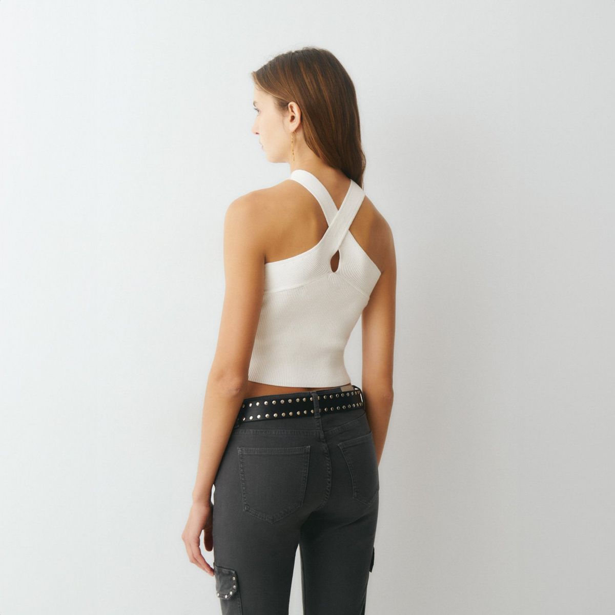 BROWNIE - Top Punto Cruzado Mujer Brownie