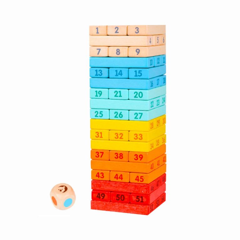 KIDSCOOL Juego Didactico Torre Multicolor