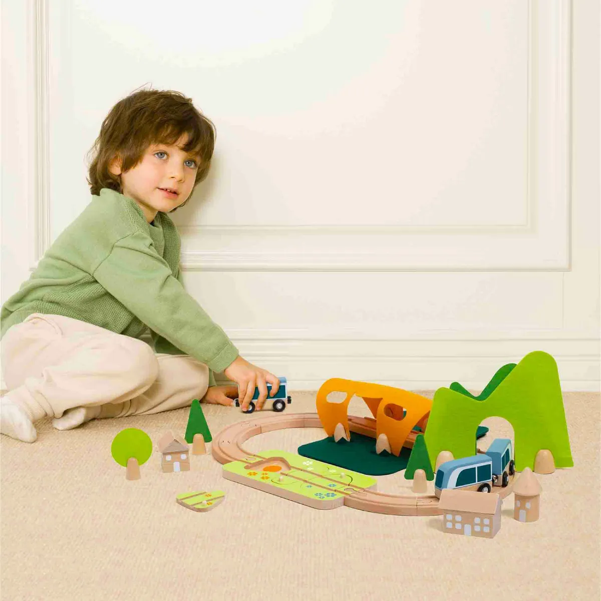KIDSCOOL - Pista De Tren Feliz Kidscool