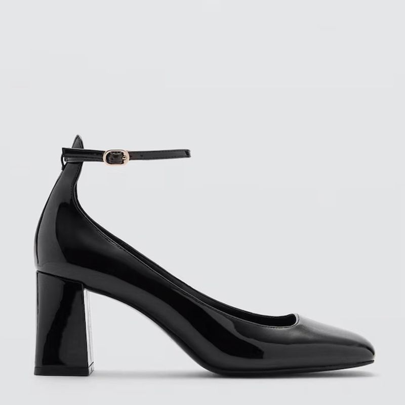 MANGO - Zapato Casual Mujer Negro Mango