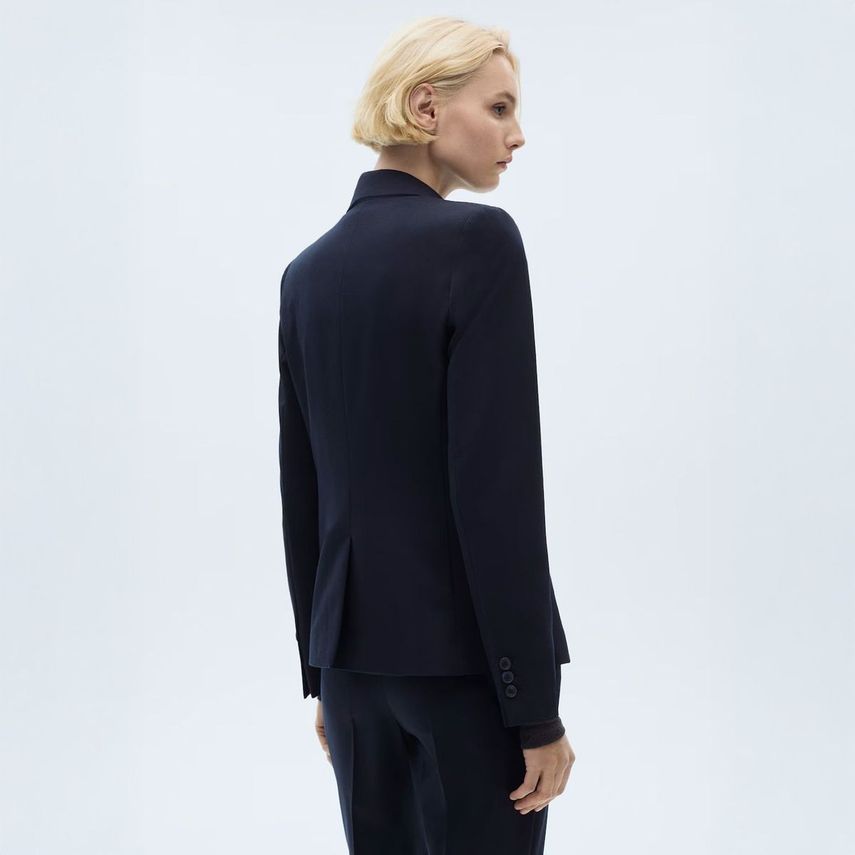 MANGO - Blazer Traje Entallada Mujer Mango