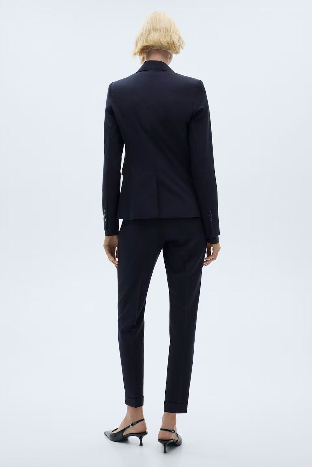 MANGO - Pantalón Recto Traje Mujer Mango
