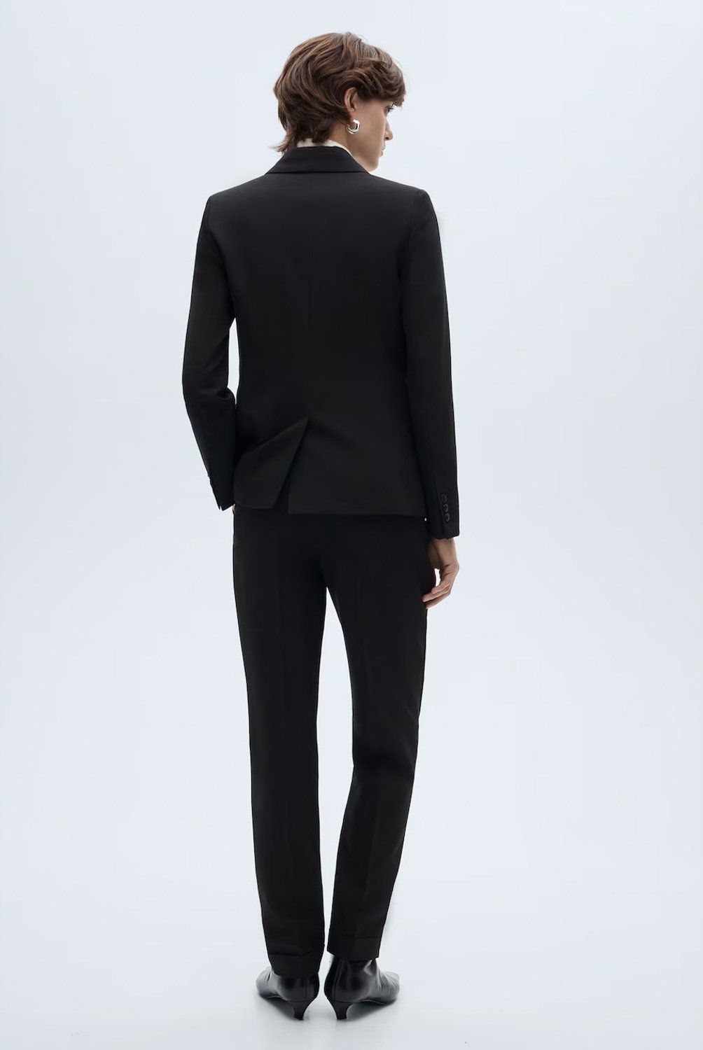 MANGO - Pantalón Recto Traje Mujer Mango