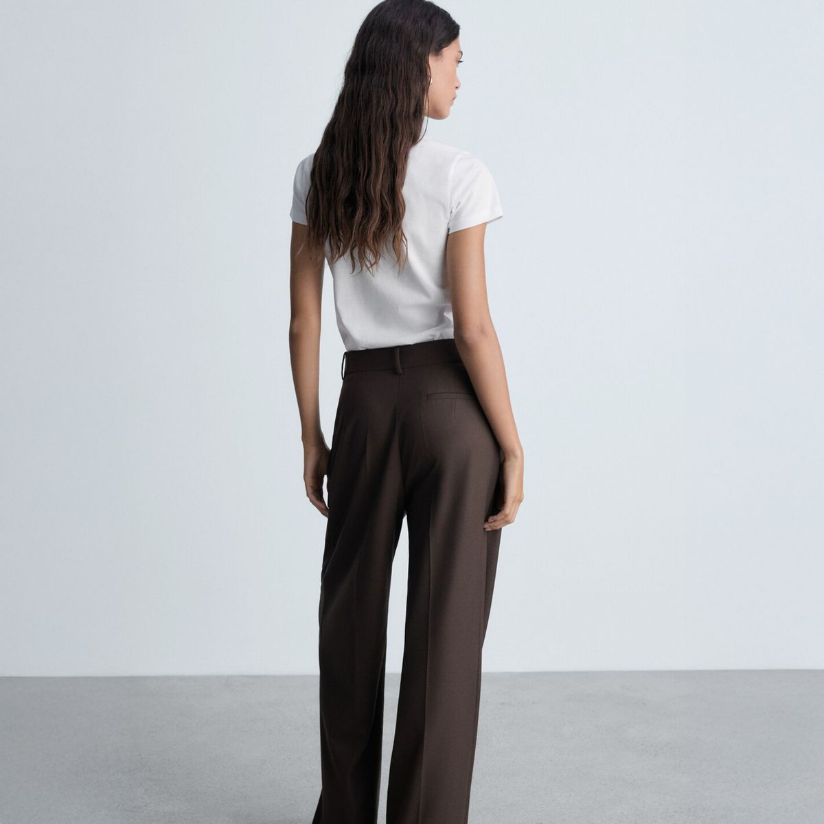 MANGO - Polera Logo 100% Algodón Mujer Mango