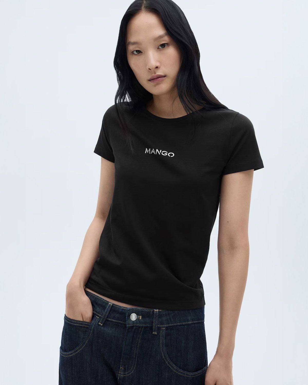 Algodon Logo Falabella Poleras Mujer Mango Algodón Orgánico Mango