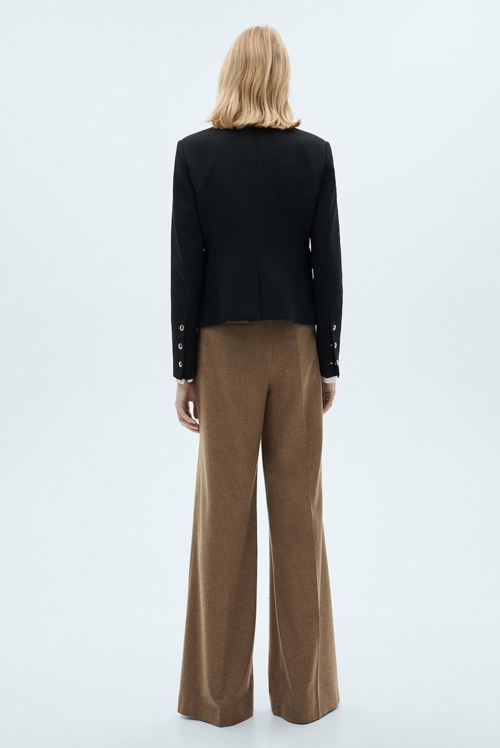MANGO - Chaqueta Bolsillos Detalle Botones Mujer Mango