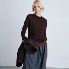 MANGO - Sweater Punto Cuello Redondo Mujer