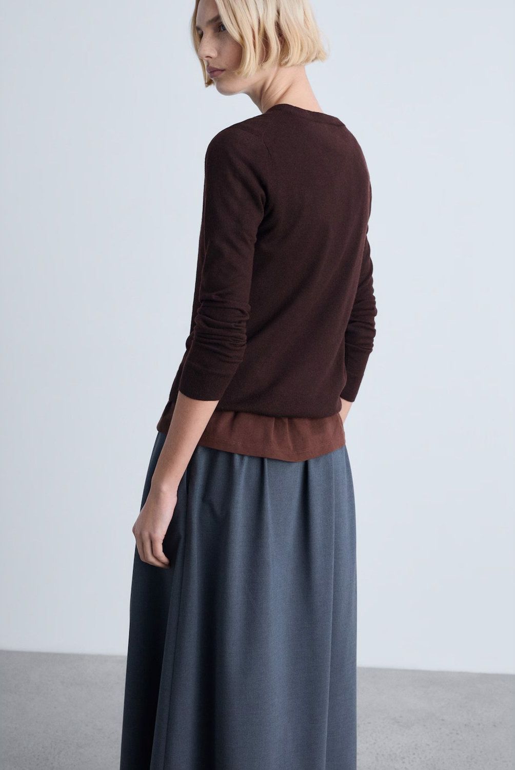 MANGO - Sweater Punto Cuello Redondo Mujer Mango