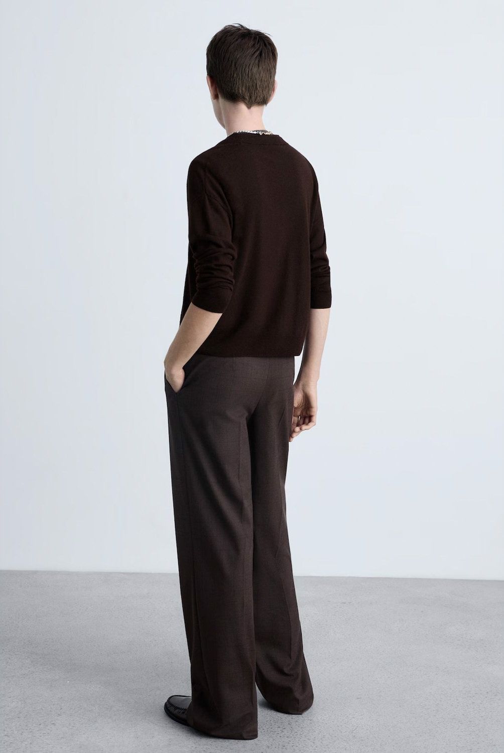 MANGO - Cárdigan Punto Cuello Pico Mujer Mango