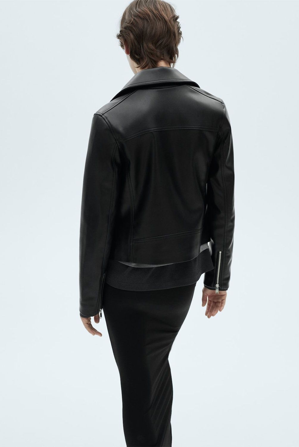 MANGO - Chaqueta Biker Efecto Piel Mujer Mango