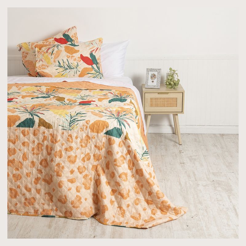 MASHINI - Quilt 2 Plazas Estampado Animal Mashini