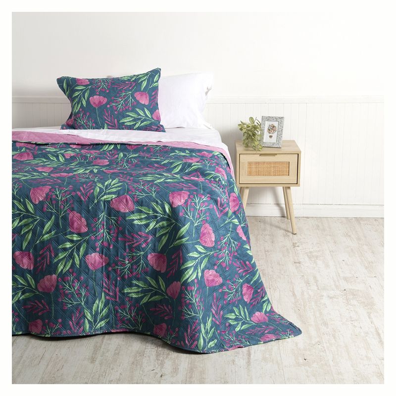 MASHINI - Quilt 1.5 Plaza Estampado Garden Mashini