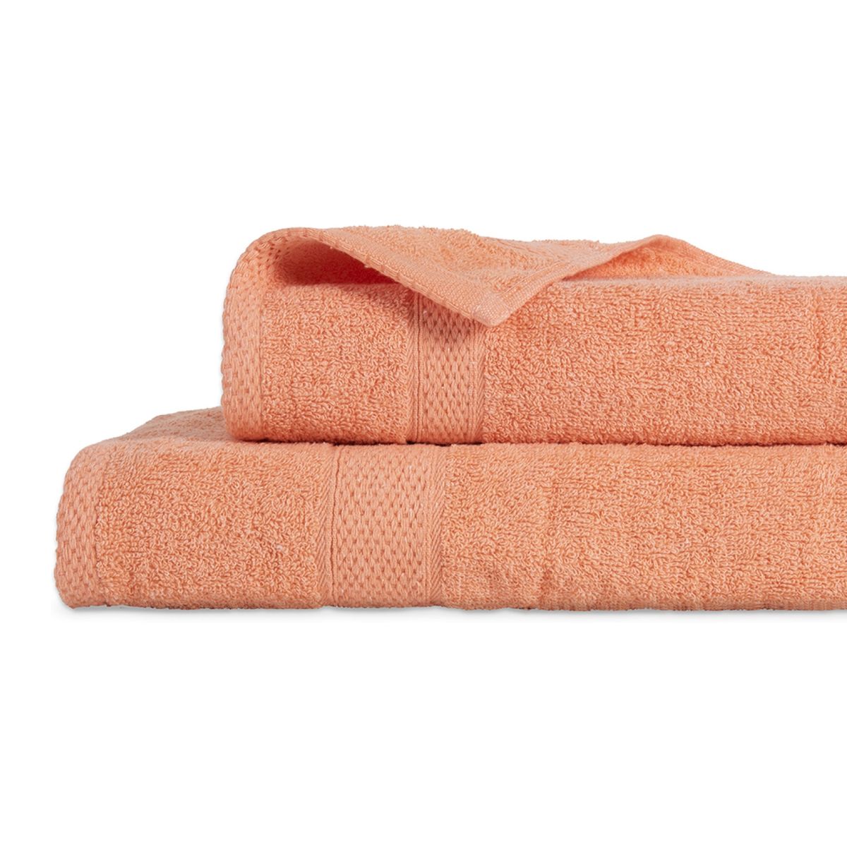 PLUMETTI - Juego De Toallas Colorix 400Gsm Coral Plumetti