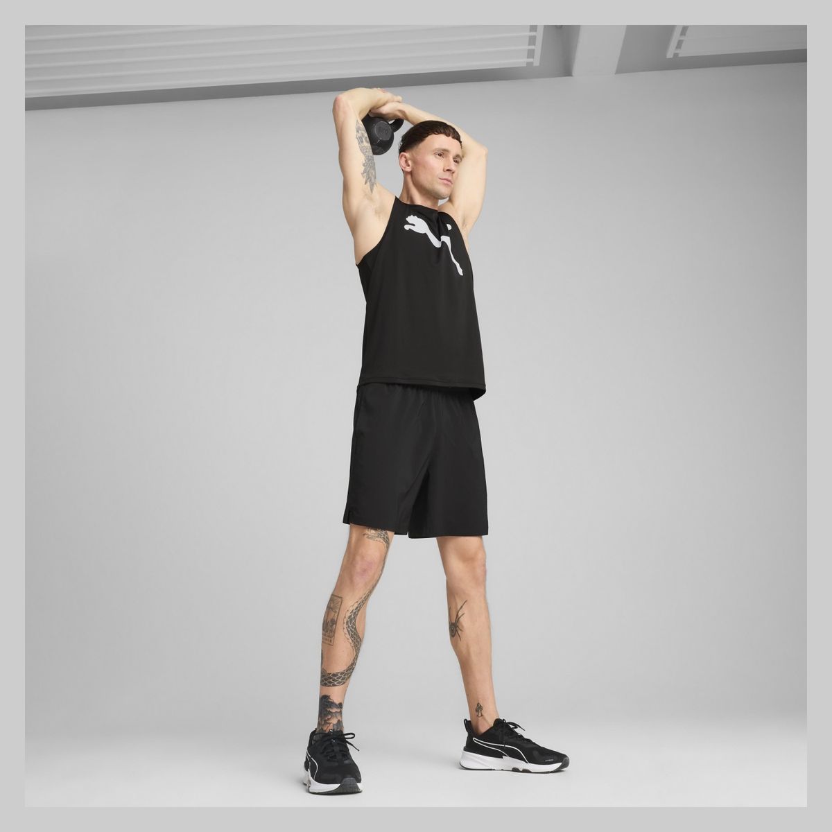 PUMA - Short Deportivo Tad Essent 7 Woven Hombre Puma