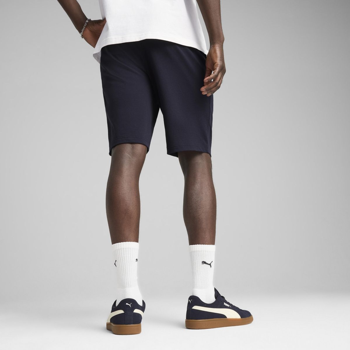 PUMA - Short Deportivo Ess Logo Jersey 10 Hombre Puma