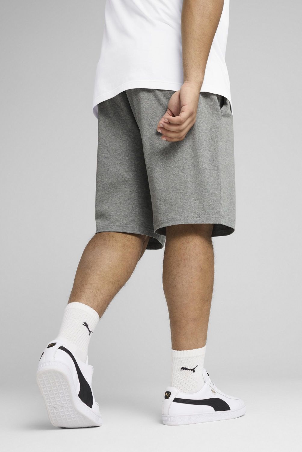 PUMA - Short Deportivo Ess Logo Jersey 10 Hombre Puma